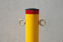 Surface Mounted Bollards with Chain Rings