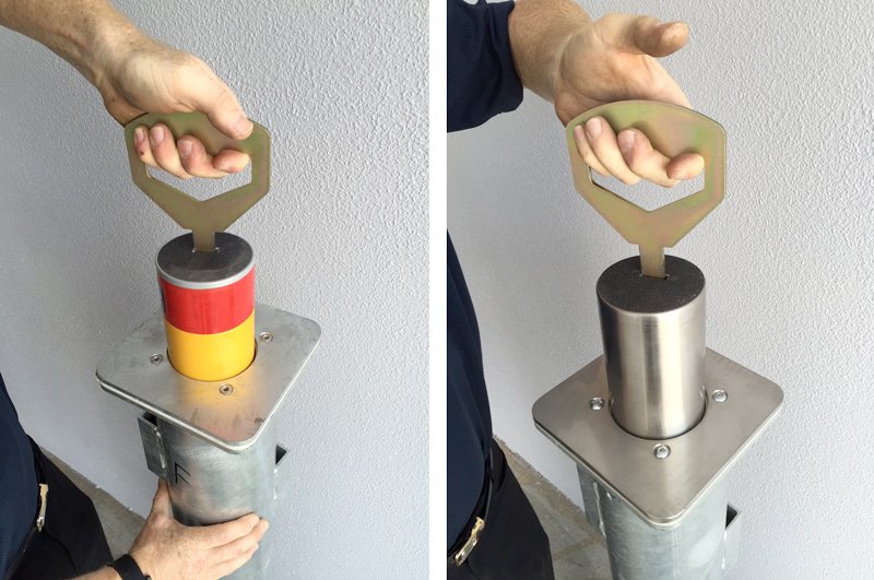 Retractable Bollards